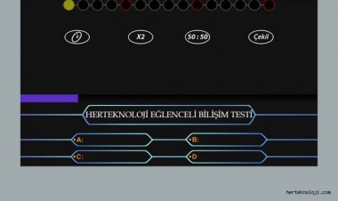 10 Sorudan Oluşan Eğlenceli Mini Test