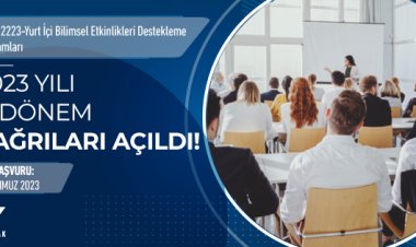 BİDEB 2223-Yurt İçi Bilimsel Etkinlikleri Destekleme Programları 2023 Yılı 3. Dönem Çağrıları Açıldı
