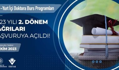 BİDEB 2211-Yurt İçi Doktora Burs Programları 2023 Yılı 2. Dönem Çağrıları Açıldı