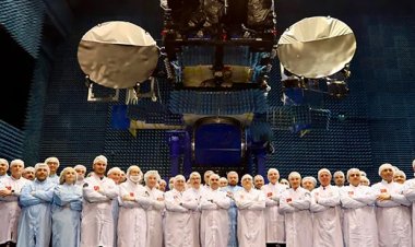 İlk Yerli ve Milli Haberleşme Uydumuz TÜRKSAT 6A Testlerinin Tamamlanmasının Ardından Görüntülendi