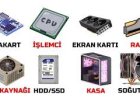 Bilgisayarı Oluşturan Donanım Parçaları ve PLC Bağlantıları