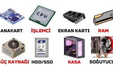 Bilgisayarı Oluşturan Donanım Parçaları ve PLC Bağlantıları